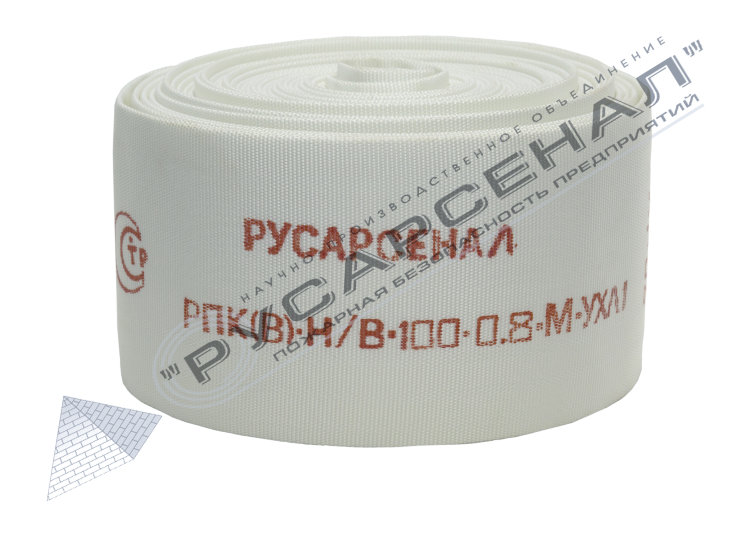 Рукав пожарный РПК(В)-Н/В-100-0,8-М-УХЛ1 без головок 18 м