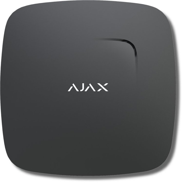 Извещатель пожарный дымо-тепловой радиоканальный с встроенной сиреной Ajax FireProtect (black)